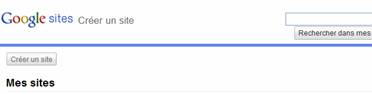 Créer son site avec Google Sites