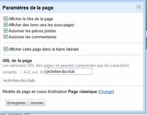 Créer son site avec Google Sites