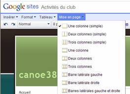 Créer son site avec Google Sites