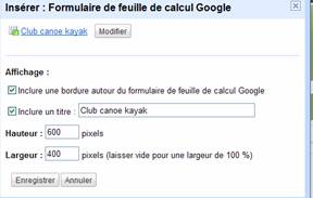 Créer son site avec Google Sites