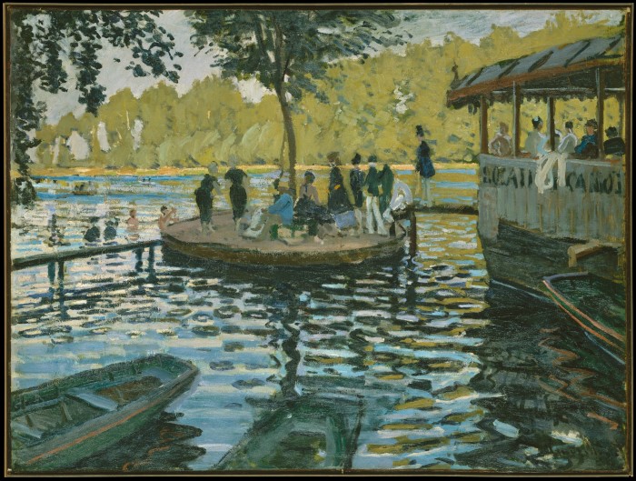 Bain à la Grenouillère - Peinture de Claude Monet