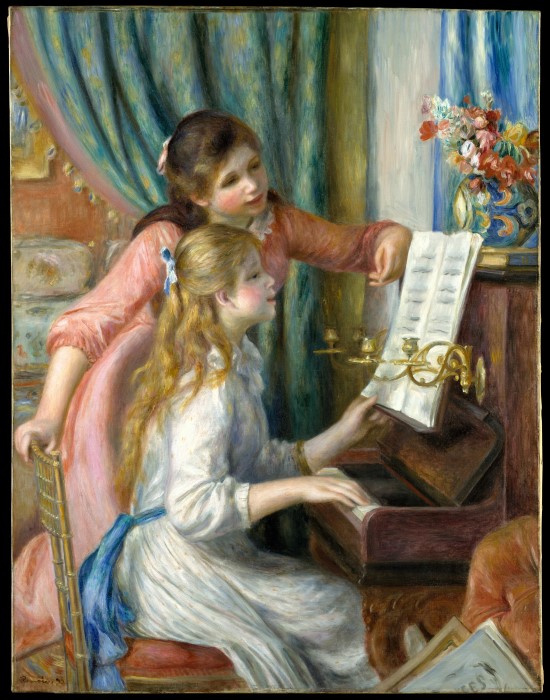 Jeunes filles au piano - Renoir
